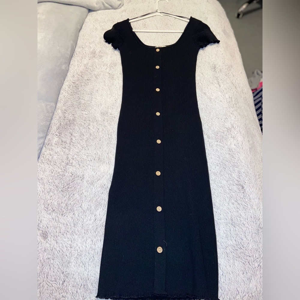 Hippie Rose, long black dress